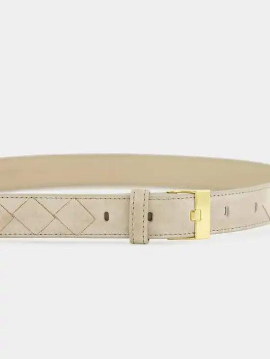 25FW 보테가베네타 레귤러 벨트 799048V1QE1 1550 MASTICEM BRASS 1550 MASTICE M BRASS - BOTTEGA VENETA