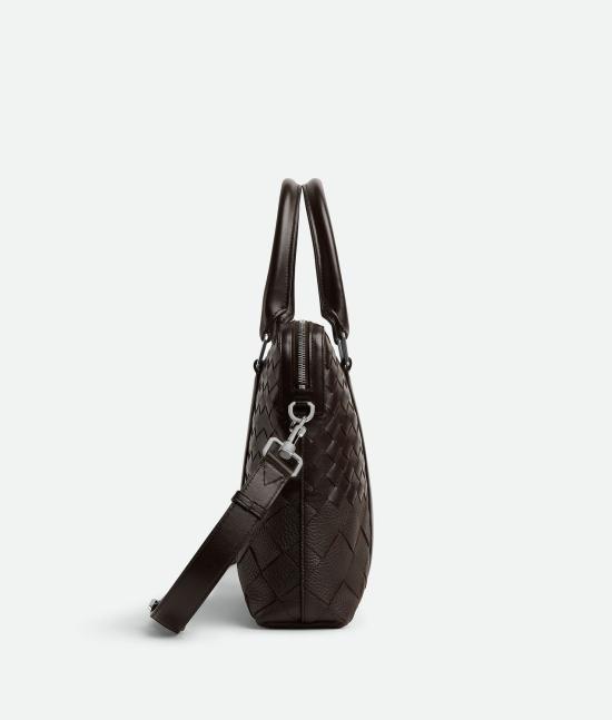 25FW 보테가베네타 인트레치아토 슬림 브리프케이스 799765V5RL1 2145 FONDANTSILVER 2145 FONDANT SILVER - BOTTEGA VENETA