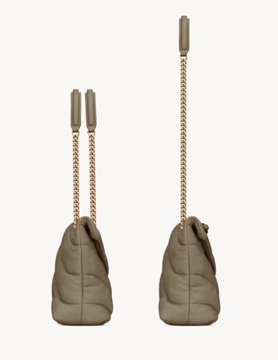 26SS 생로랑 루루 푸퍼 미디움 숄더백 5774751EL07 1799 PLAZA TAUPE - SAINT LAURENT