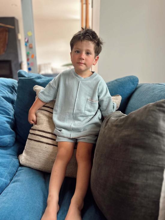  [키즈] Spring Riot 쇼츠/버뮤다 키즈 스프링 라이엇 프렌치 테리 피마 코튼 핸드 자수 세트