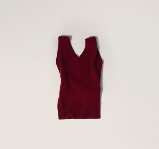 26SS 미우미우 스웨터 MMV378SOOO19RL F0399 AMARANTO