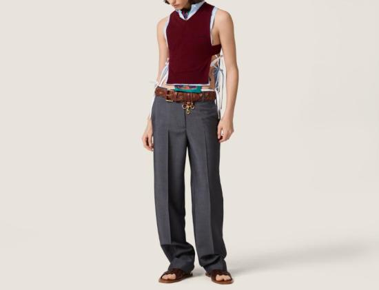 26SS 미우미우 스웨터 MMV378SOOO19RL F0399 AMARANTO - MIU MIU