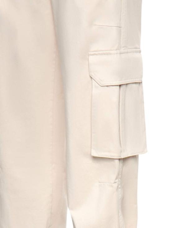  로에베 치노 팬츠 코튼 카고 팬츠 라이트 베이지 - LOEWE