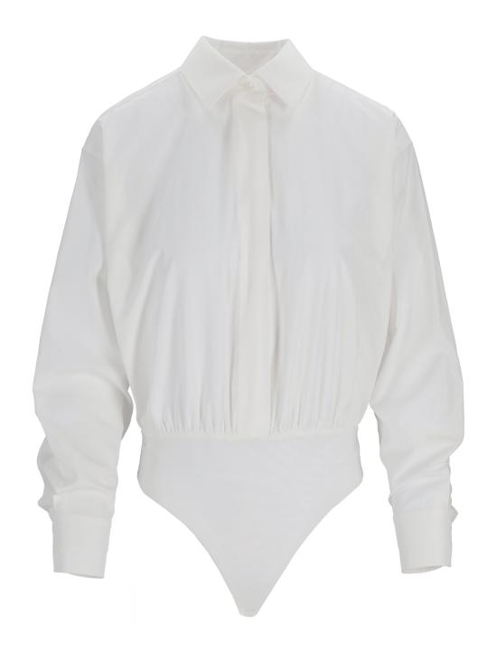 26SS 막스마라 아에레 바디수트 셔츠 2611111011600MXMAERE 001 BIANCO OTTICO