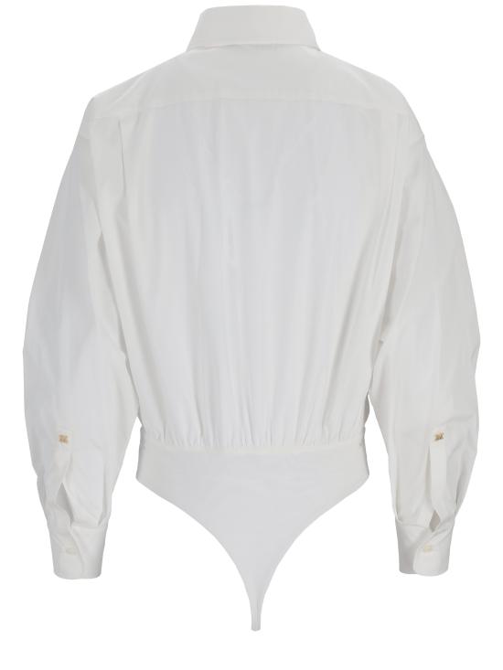 26SS 막스마라 아에레 바디수트 셔츠 2611111011600MXMAERE 001 BIANCO OTTICO - MAX MARA