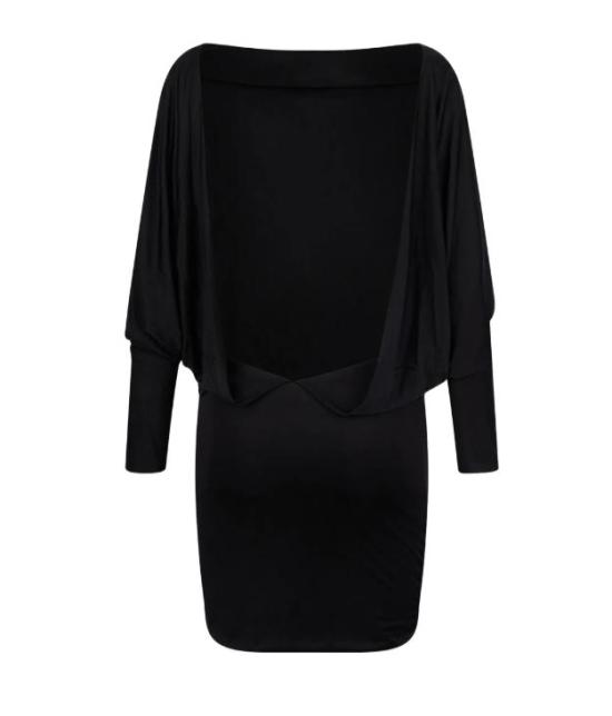 26SS 디스퀘어드2 미디 원피스 S75CV0984D20110 900 BLACK - DSQUARED2