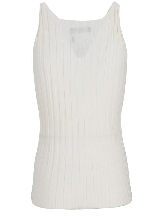 25SS 라 로즈 스웨터 MG203 32225 WHITE - LA ROSE