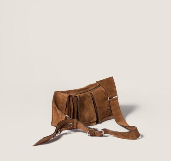 26SS 미우미우 토트백 5BC205VPOO2CSS F0324 CACAO - MIU MIU