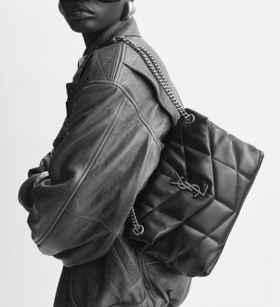 26SS 생로랑 루루 푸퍼 스몰 체인 백 5774761EL07 1799 PLAZA TAUPE - SAINT LAURENT