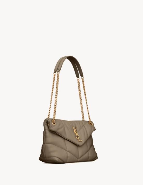 26SS 생로랑 루루 푸퍼 스몰 체인 백 5774761EL07 1799 PLAZA TAUPE - SAINT LAURENT