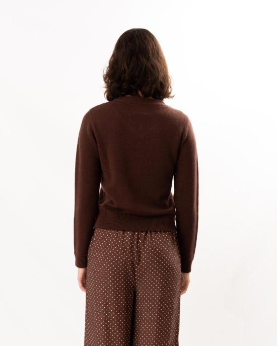  포제 스웨터 포세 프레디 점퍼 초콜릿 - POSSE