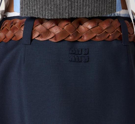 26SS 미우미우 클로케 듀체스 스커트 MG2675SOOO12I1 F0124 - MIU MIU