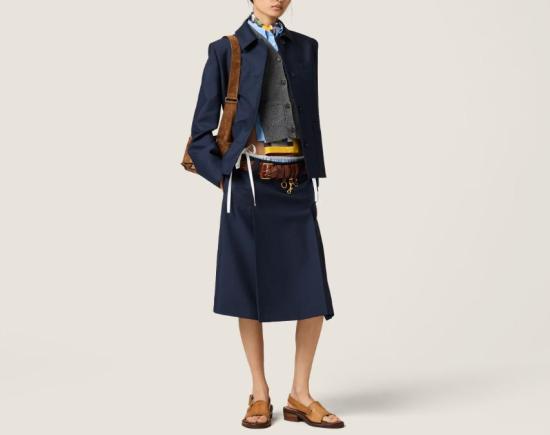 26SS 미우미우 클로케 듀체스 스커트 MG2675SOOO12I1 F0124 - MIU MIU