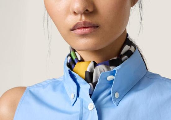 26SS 미우미우 셔츠 MK2024SOOO19SE F0076 CELESTE - MIU MIU