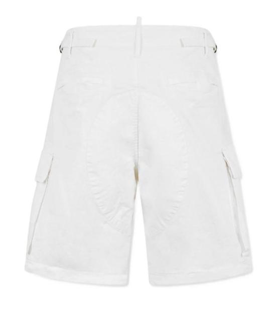 26SS 디스퀘어드2 숏팬츠 S74MU0965S35175 100 WHITE - DSQUARED2