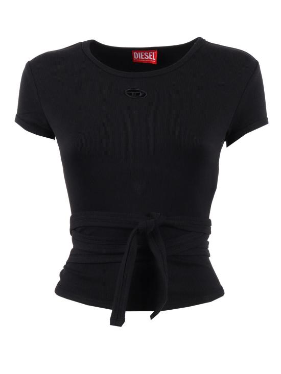  디젤 블라우스 저지 탑 블랙