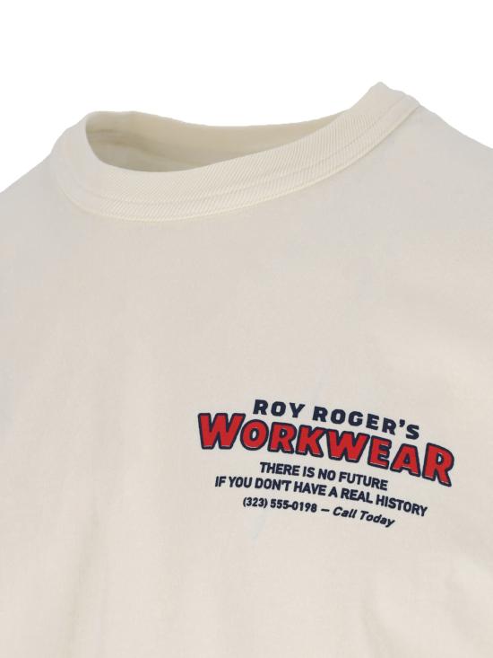 26SS 로이로져스 반팔 티셔츠 RRW017CR340569 C0228 White - ROY ROGER'S