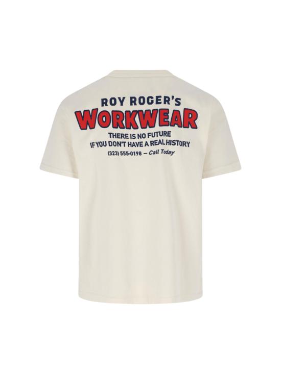 26SS 로이로져스 반팔 티셔츠 RRW017CR340569 C0228 White - ROY ROGER'S