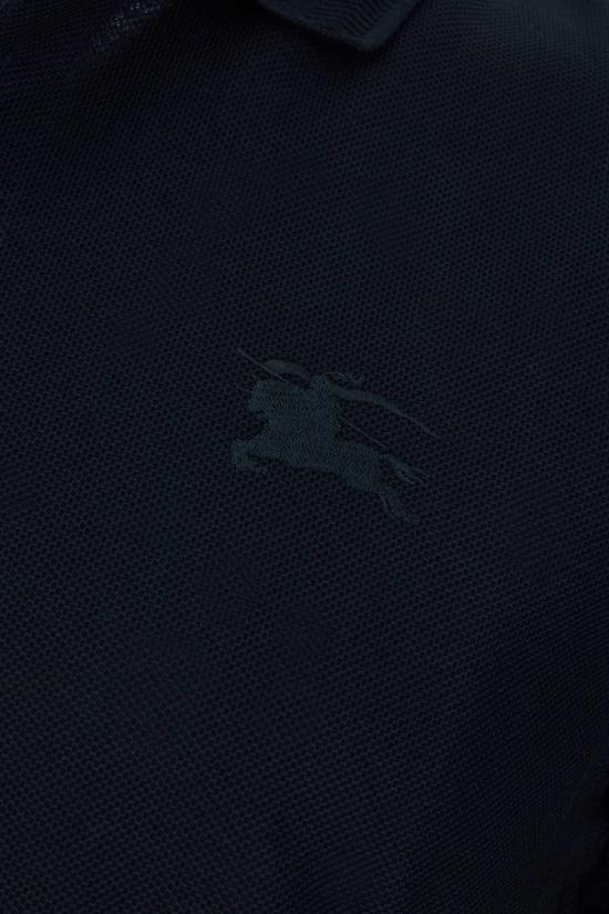  버버리 폴로 티셔츠 피케 폴로 셔츠 블루 - BURBERRY