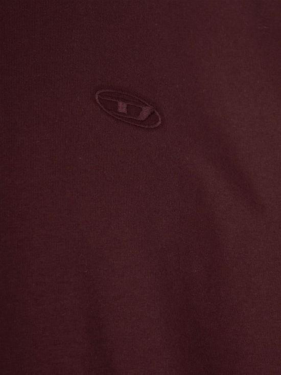 26SS 디젤 맥시 오발 D 자수 티셔츠 A11302 0HGAM 61J BROWN DOM - DIESEL