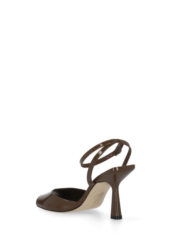 26SS 스튜어트 와이츠먼 힐/펌프스 VAL SANDAL 85 PATENTWALNUT Brown - STUART WEITZMAN