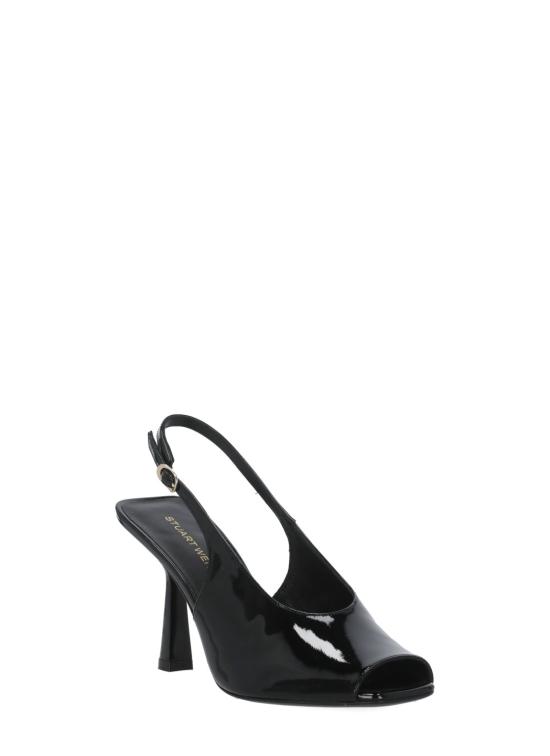 26SS 스튜어트 와이츠먼 힐/펌프스 VAL SLINGBACK 85 PATENTBLACK Black - STUART WEITZMAN