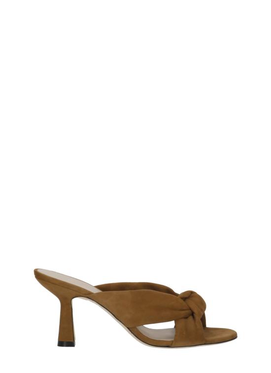 26SS 스튜어트 와이츠먼 샌들 SOPLAYA SLIDE 75 SUEDETOASTED ALMOND Brown