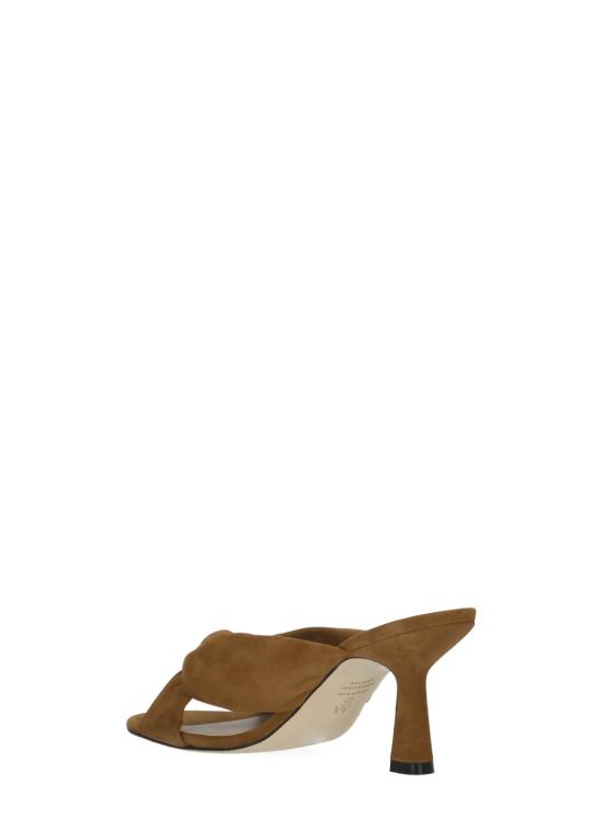 26SS 스튜어트 와이츠먼 샌들 SOPLAYA SLIDE 75 SUEDETOASTED ALMOND Brown - STUART WEITZMAN