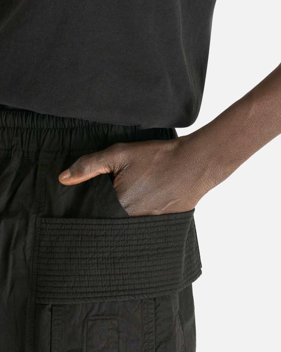  릭 오웬스 숏팬츠 크리치 카고 포드 쇼츠 블랙 - RICK OWENS