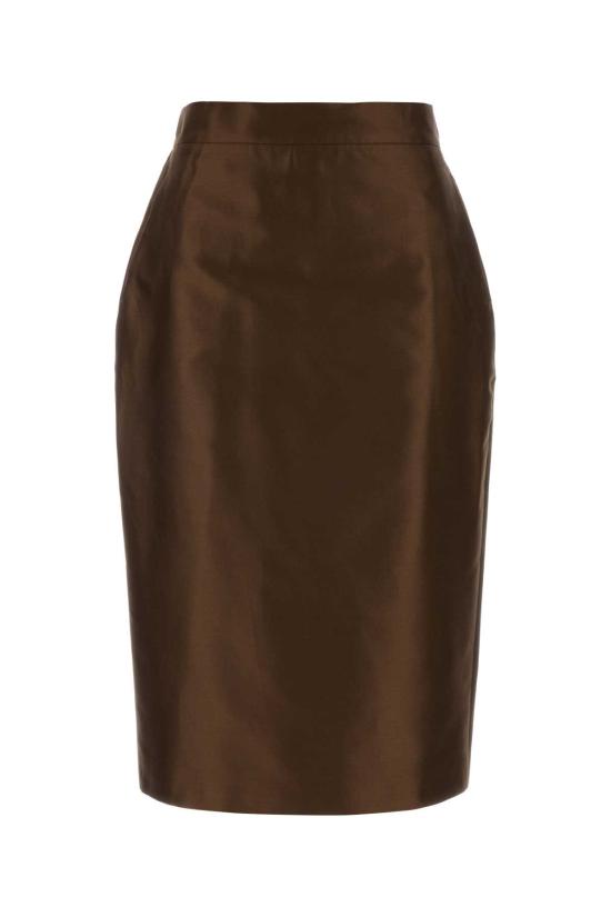 26SS 막스마라 스튜디오 미디 스커트 2616101031600 002 Brown