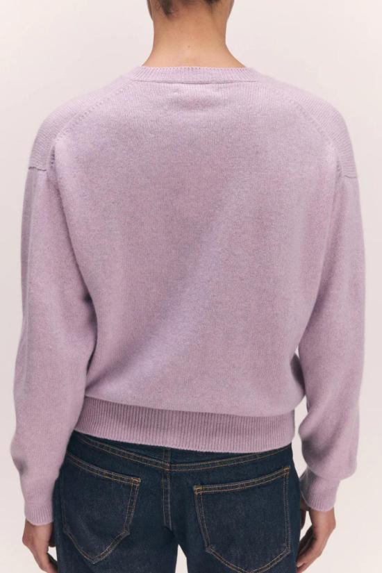  도우터 가디건 &Daughter Ada 크루넥  팬지 퍼플 - &DAUGHTER