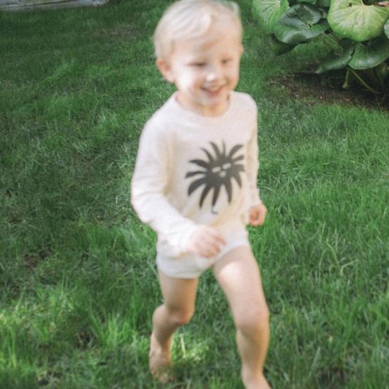  [키즈] Spring Riot 티셔츠 어린이용 봄맞이 폭동 평화 긴팔 티셔츠 (염색 안 함)