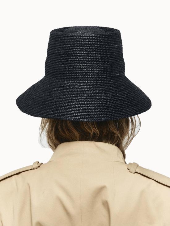  자네사레온 모자 Janessa Leone Felix 버킷 햇 블랙 - JANESSA LEONE