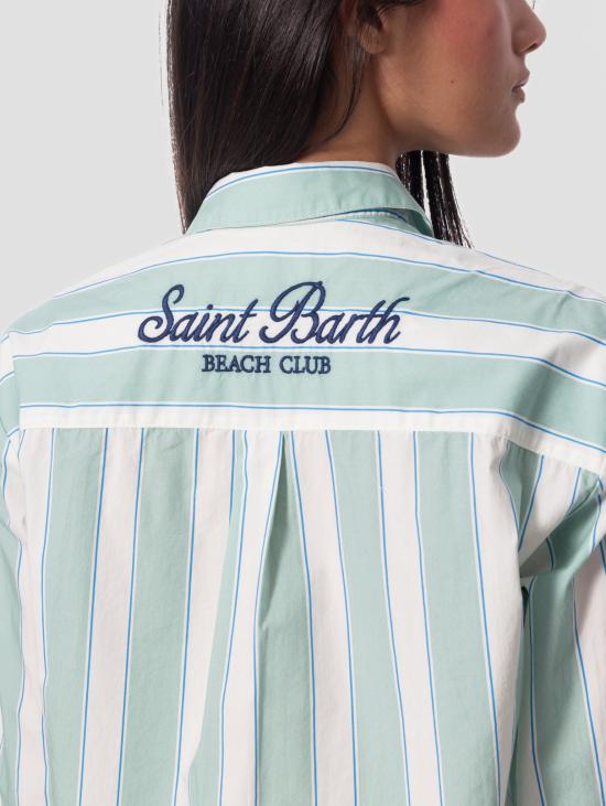26SS 세인트바쓰 셔츠 BRIG001 00521L Green - MC2 SAINT BARTH