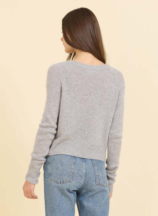  원 그레이 데이 스웨터 블레이클리 캐시미어 브이넥  헤더 그레이 - ONE GREY DAY