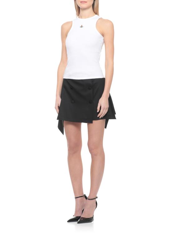 26SS 비비안웨스트우드 민소매 티셔츠 3G01003Z J009CA401 White - VIVIENNE WESTWOOD