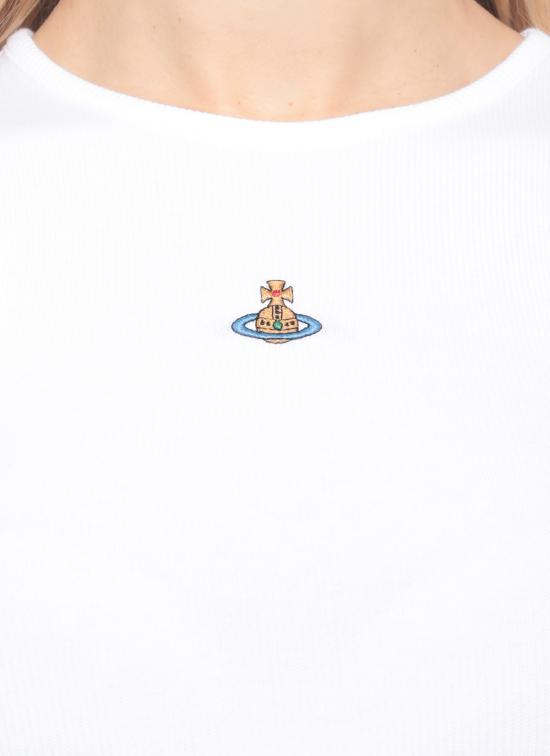 26SS 비비안웨스트우드 민소매 티셔츠 3G01003Z J009CA401 White - VIVIENNE WESTWOOD