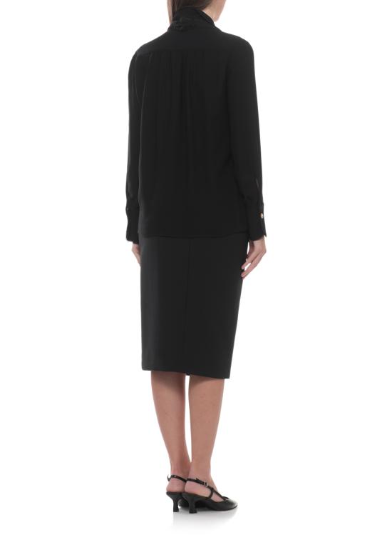 26SS 엘리자베타프랜치 블라우스 CA14661E2 110 Black - ELISABETTA FRANCHI