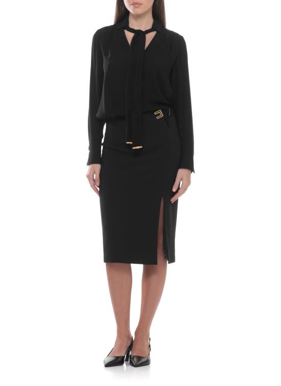 26SS 엘리자베타프랜치 블라우스 CA14661E2 110 Black - ELISABETTA FRANCHI