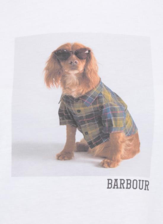 26SS 바버 반팔 티셔츠 LTS0716 LTSWH11 White - BARBOUR