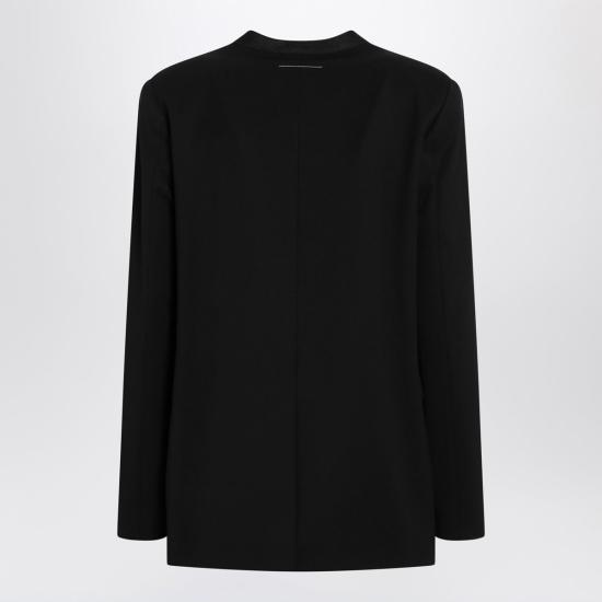  MM6 메종마르지엘라 수트 자켓 Mm6 메종 마르지엘라 블레이저 블랙 - MM6 MAISON MARGIELA