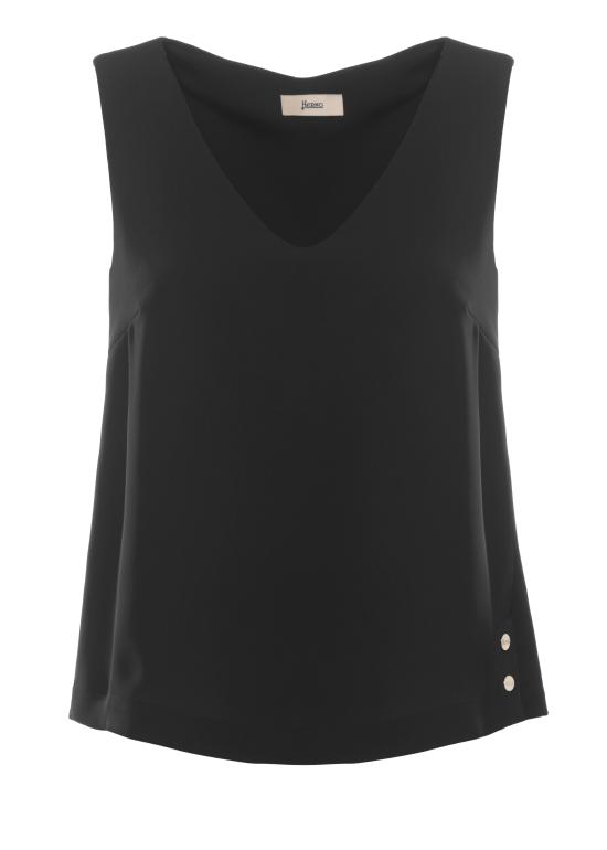 26SS 에르노 민소매 티셔츠 BL000051D 12875S9300 Black