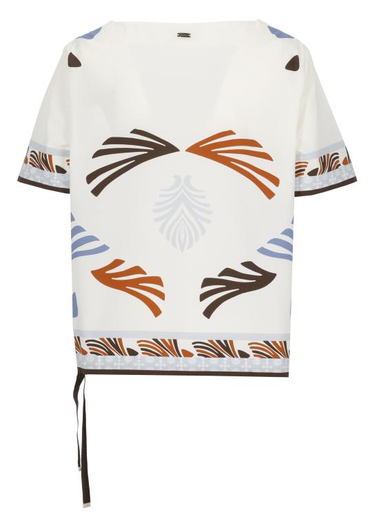 26SS 에르노 반팔 티셔츠 BL000050D 133209999 Ivory - HERNO