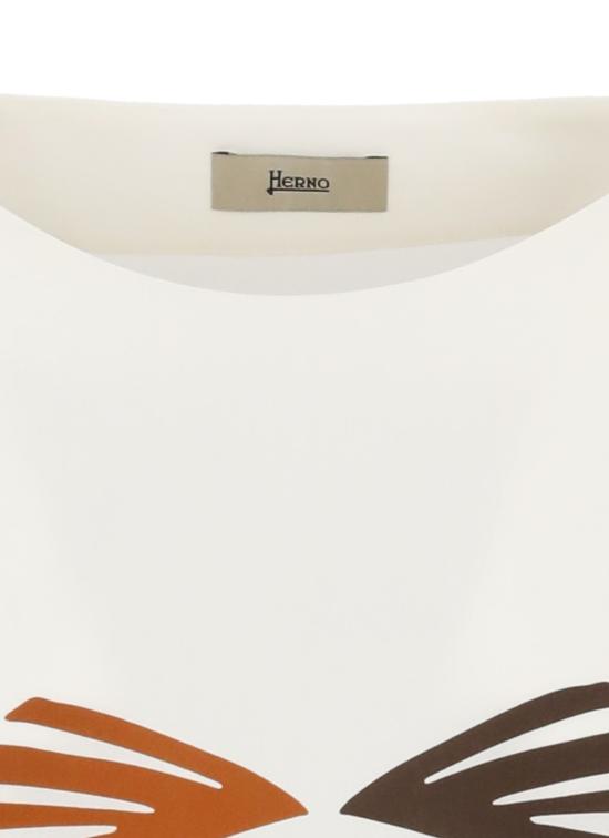 26SS 에르노 반팔 티셔츠 BL000050D 133209999 Ivory - HERNO