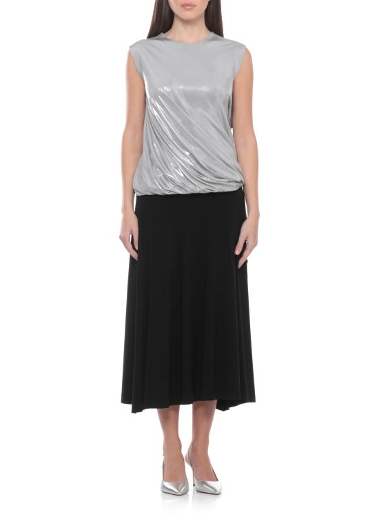 26SS 노마카말리 민소매 티셔츠 ST1266LMT82 058 Silver - NORMA KAMALI