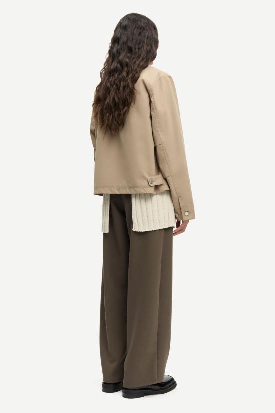  삼소앤삼소 자켓 Samsøe Samsøe 사로빈슨 재킷 탠 - SAMSOE SAMSOE