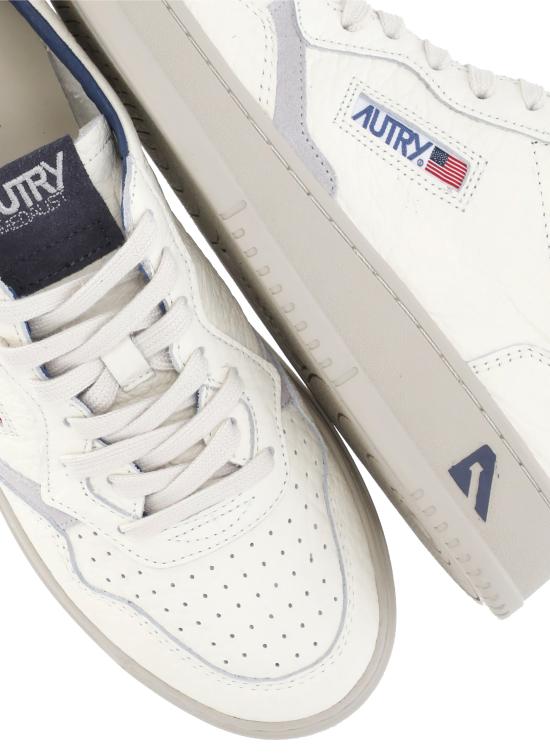 26SS 오트리 메달리스트 로우 스니커즈 AULM NE12ENBLU PERIS Ivory - AUTRY