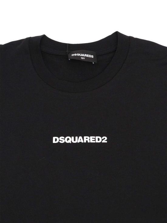  [키즈] 디스퀘어드2 탑 키즈 Dsquared2 티셔츠 블랙 - DSQUARED2