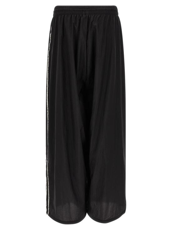  와이쓰리 트레이닝/조거 팬츠 Y 3 로우 엣지 3 스트라이프 와이드 조거 팬츠 블랙 - Y-3