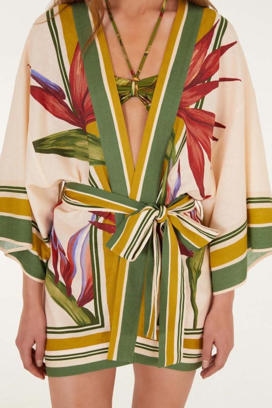  팜 리오 비치용품 스트릴리치아 키모노 스트릴리치아 라이트 블러쉬 - FARM RIO